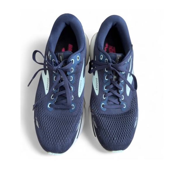 Brooks Ghost 15 Women's Running Tennis Shoes Size 10 Peacoat / Pearl / Salt Air - Picture 6 of 8